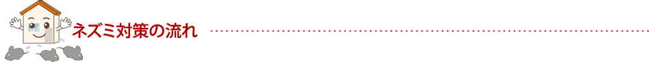 ネズミ対策の流れ