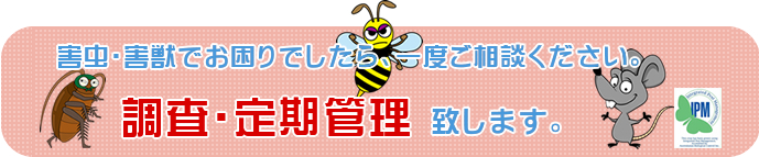害虫・害獣 調査・定期管理 香川県の三共プロテック